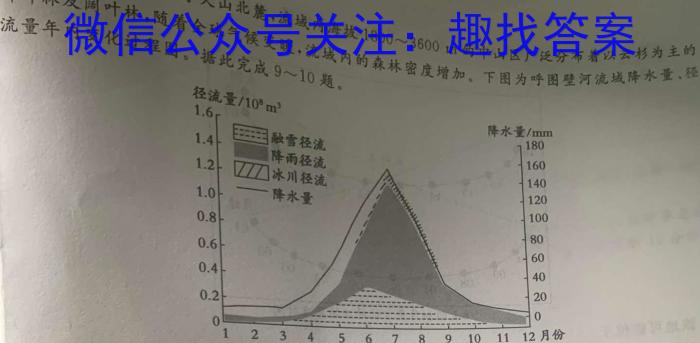 九江市2023年第三次高考模拟统一考试地理.