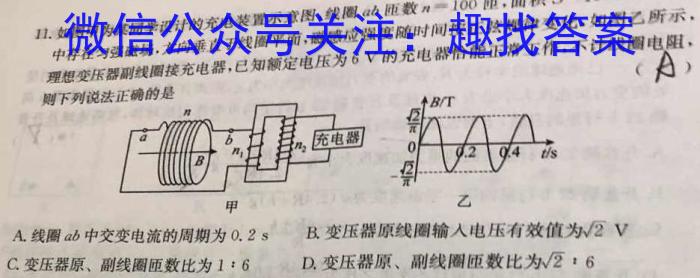 武昌区2023届高三5月质量检测物理`