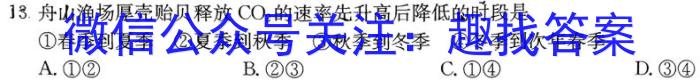 2023届中考导航总复习·模拟·冲刺·二轮模拟卷(六)6s地理