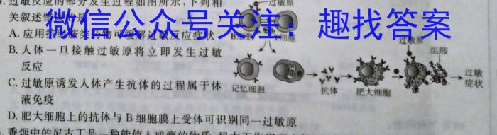 安徽省合肥八中2023届保温卷(5月)生物试卷答案