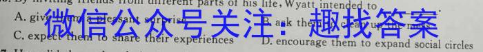 九师联盟 2024-2023学年高三5月高考仿真模拟(X/L)英语