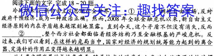 2023年陕西大联考高三年级5月联考（578C-乙卷）语文