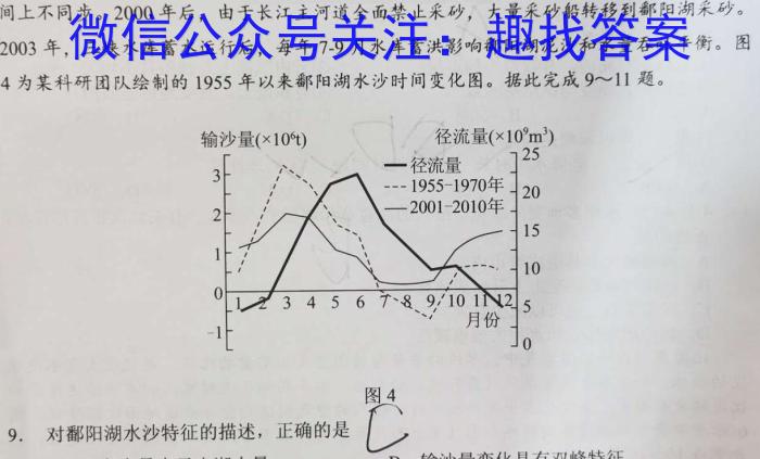 衡中同卷2022-2023下学期高三五调考试(新教材)s地理