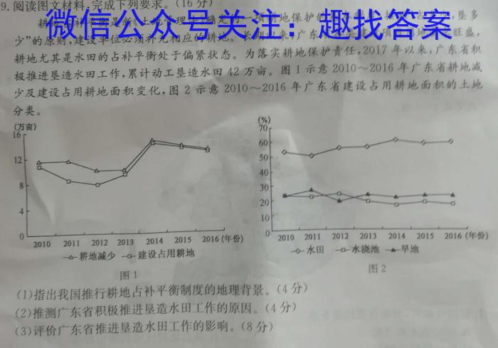 2023年河北省初中毕业生升学文化课模拟测评(十二)政治1