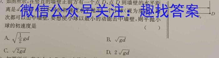 圆创联考·湖北省2023届高三五月联合测评.物理