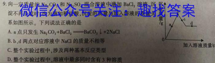 2023届普通高校招生全国统一考试·NT精准考点检测重组卷(全国卷)(二)化学