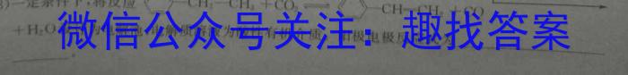 陕西省2023年普通高等学校招生全国统一考试（◇）化学