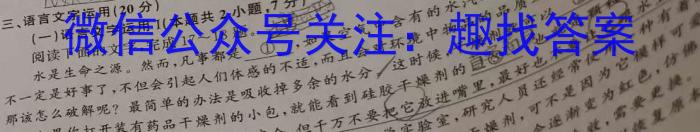 广西省2023春季学期七年级期末综合检测题语文