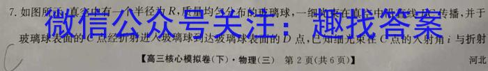 江西省2024-2023学年度初三模拟巩固训练（二）q物理