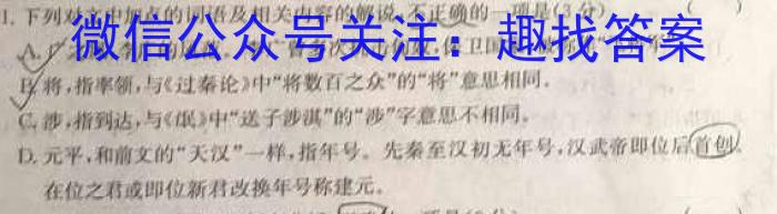 LYGZ2022-2023学年度下学期高二6月联考试卷(232756D)语文