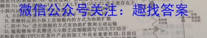 江西省2022-2023学年度八年级下学期阶段评估（二）【7LR-JX】生物试卷答案