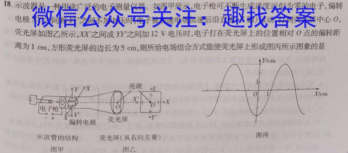 安徽鼎尖教育2023届高三5月联考l物理