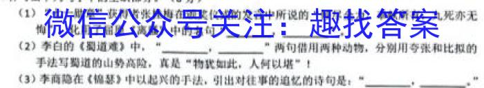 桂柳文化 2023届高考桂柳鸿图仿真卷一(1)语文