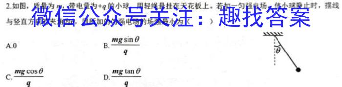 重庆市新高考金卷2023届全国Ⅱ卷押题卷(二)物理`