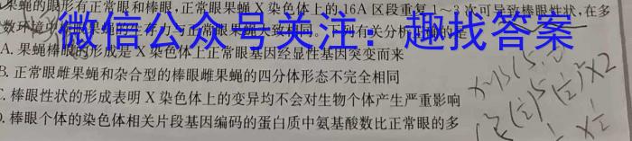 牡丹江二中2022-2023学年度第二学期高一期中考试(8135A)生物试卷答案
