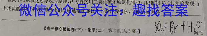 云南省燕博园2023届高三年级综合能力测试(CAT)(二)化学