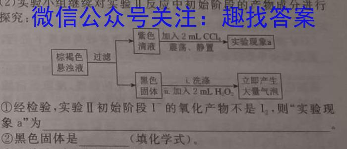 江西省2023年初中学业水平练习（三）化学