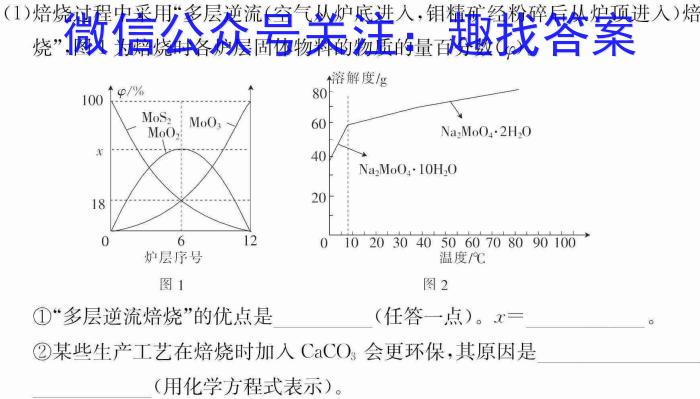 2023年中考密卷·临考模拟卷(一)1化学