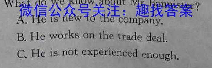 2023年陕西省初中学业水平考试模拟试卷T2英语试题