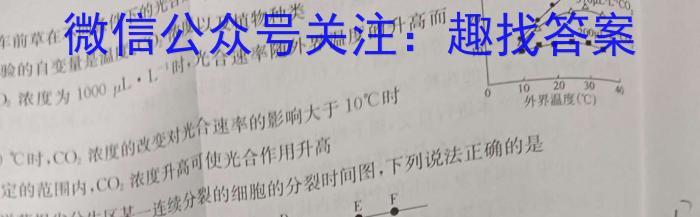 江西省2023年初中学业水平考试冲刺练习（一）生物