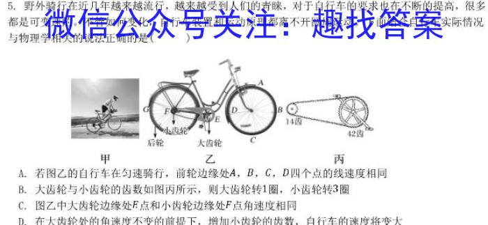 2023届陕西省第十次模拟考试q物理