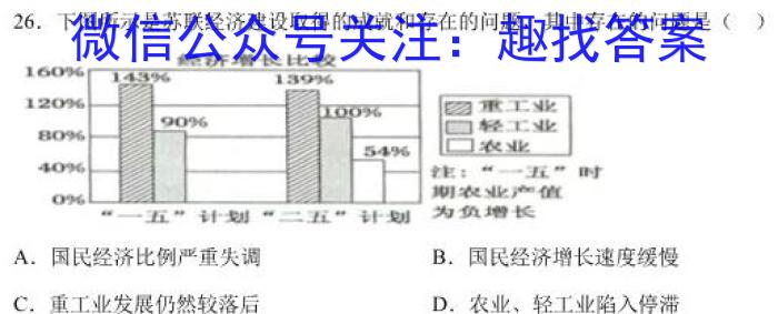 漳州市2023届高中毕业班第四次质量检测历史