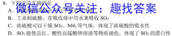 安徽省池州市2023年九年级中考模拟（三）化学