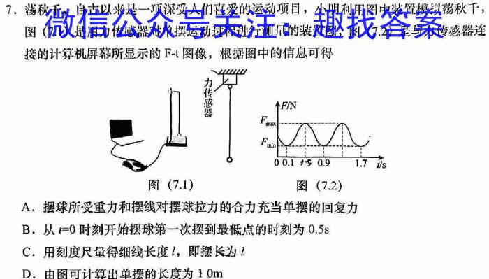 中考必刷卷·2023年名校压轴二物理`