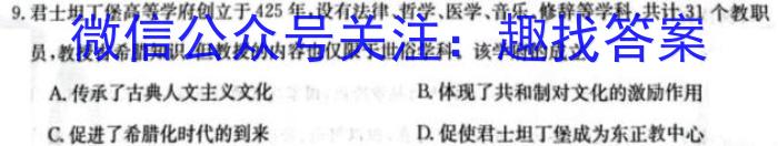 2023年中考模拟试题(LN4)历史