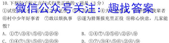 2023年高三5月大联考（全国乙卷）语文