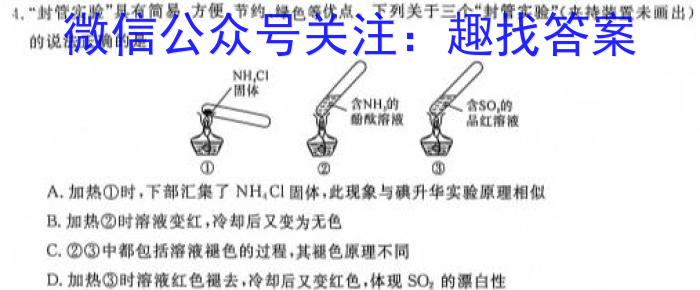 江淮教育联盟2023年春季九年级第二次联考化学