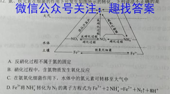 江西省2024届八年级《学业测评》分段训练（七）化学
