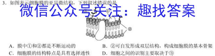 2023年全国名校高二下学期第三次月考（BB-X-E-唐-2）生物试卷答案