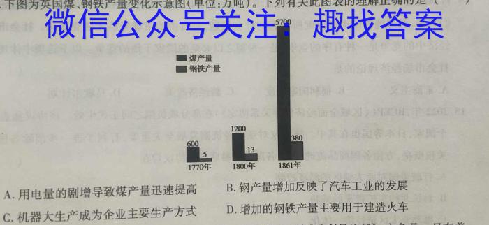 重庆三诊主城区科教院康德卷高三5月联考历史试卷