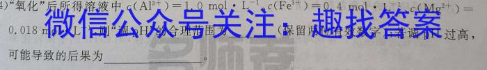 2023年普通高等学校招生全国统一考试信息模拟测试卷(新高考)(四)化学