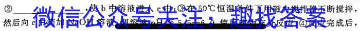 2023年安徽省初中学业水平考试 冲刺(二)化学