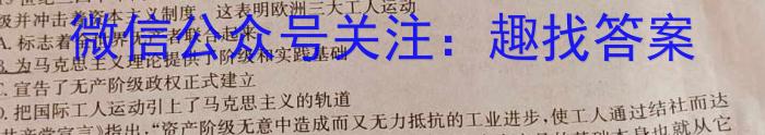 江西省2023年初中学业水平考试适应性试卷（三）（政治）