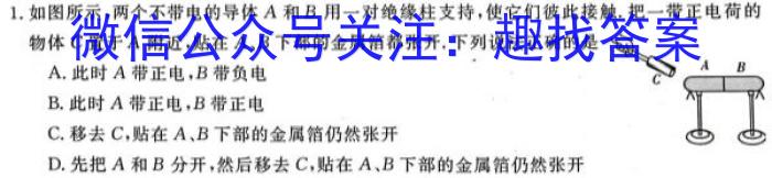 快乐考生 2023届双考信息卷·第八辑 锁定高考 冲刺卷(二)2.物理