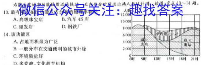 2023山西中考仿真卷（二）s地理