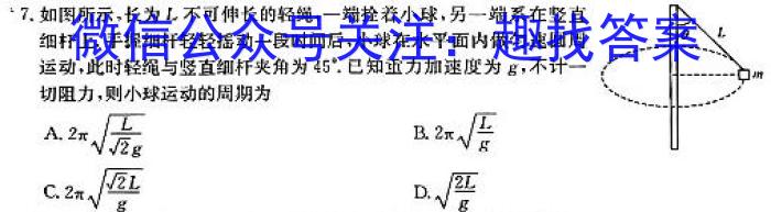 2023年商洛市第三次高考模拟检测试卷(23-432C)q物理