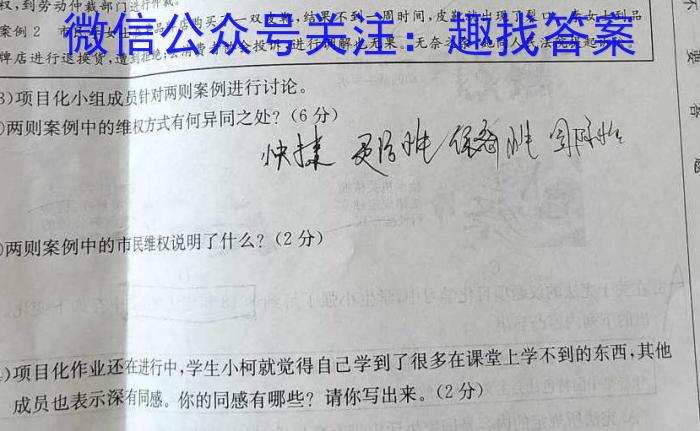 2023年陕西省初中学业水平考试全真预测试卷(C) A版地理.