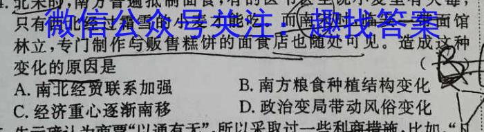 师大名师金卷2023年陕西省初中学业水平考试押题卷（政治）