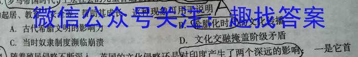 重庆市缙云教育联盟2022-2023学年(下)高三年级5月月度质量检测历史