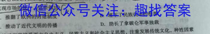 贵州省六盘水市2023年高三适应性考试(二)历史