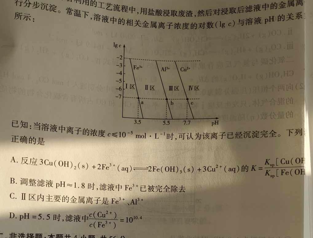 2022-2023学年高三押题信息卷（五）化学
