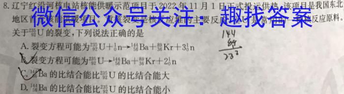 2023年山西省初中学业水平测试信息卷（五）l物理