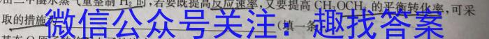 安徽省2024-2023学年度第二学期九年级G5联动教研第一次调研（下学期）化学