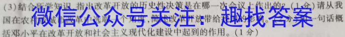 2023年高考桂林北海市联合模拟考试(23-372C)(2023.5)历史试卷