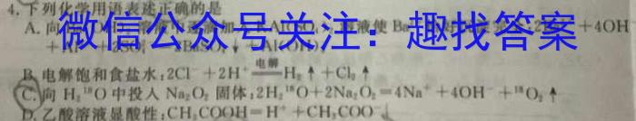 重庆康德2023年普通高等学校招生全国统一考试高三第三次联合诊断检测化学