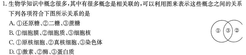 哈师大附中2023年高三第四次模拟考试生物